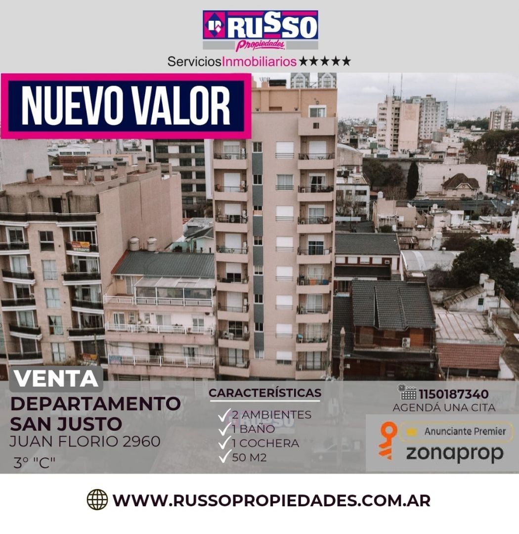 Departamento en FLORIO, JUAN 2900