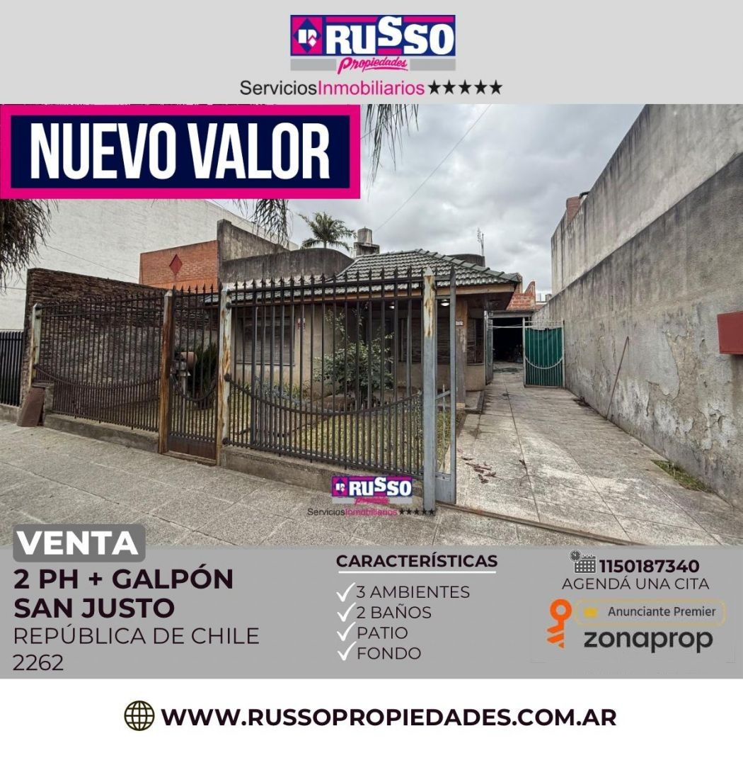 Departamento en REPUBLICA DE CHI 2200