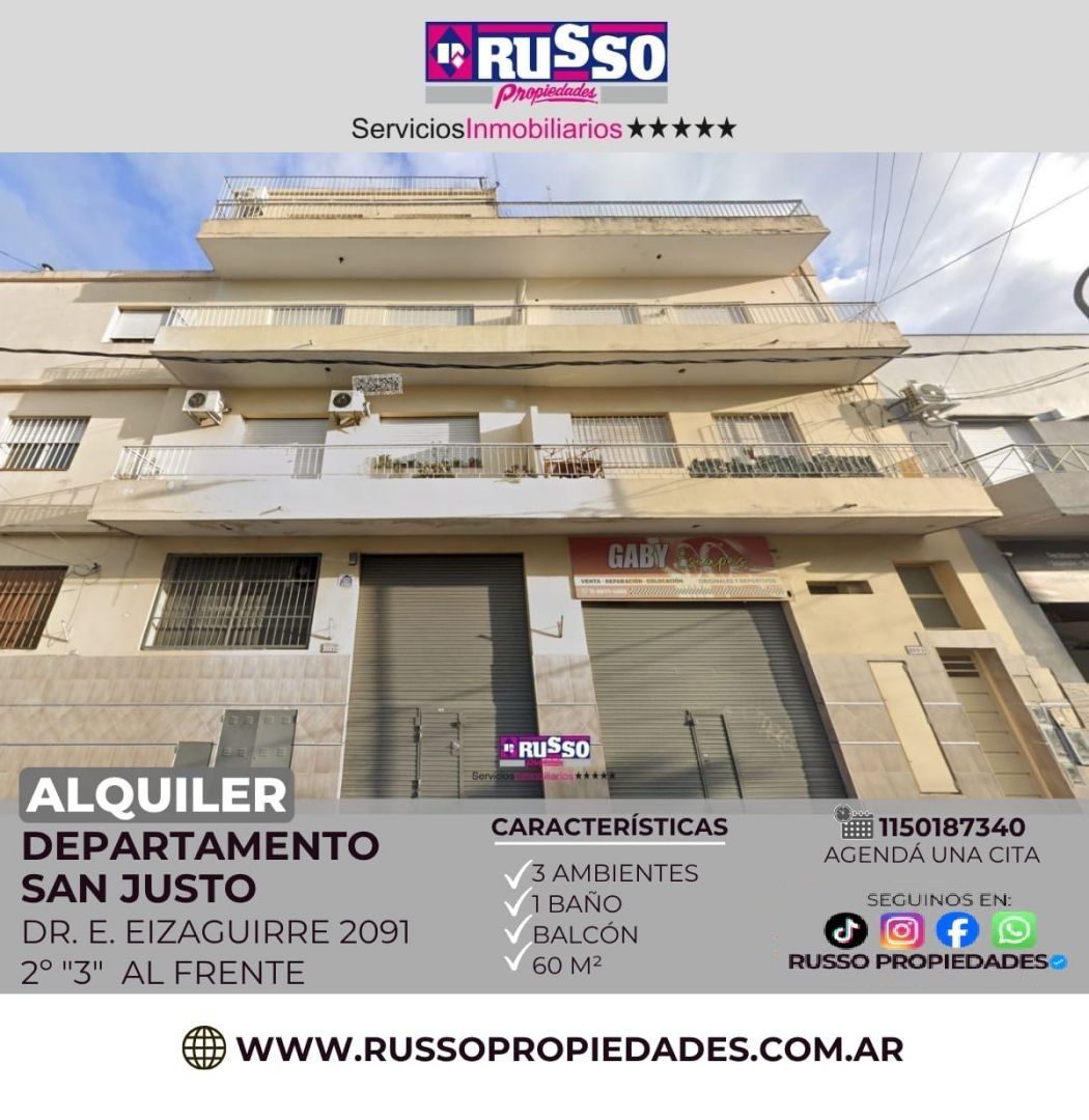 Departamento en EIZAGUIRRE, DR.  2000