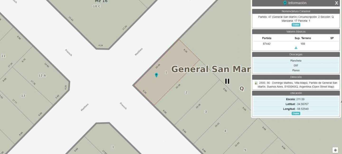 VENTA DE LOTE EN General San Martín - Villa Maipu - 8