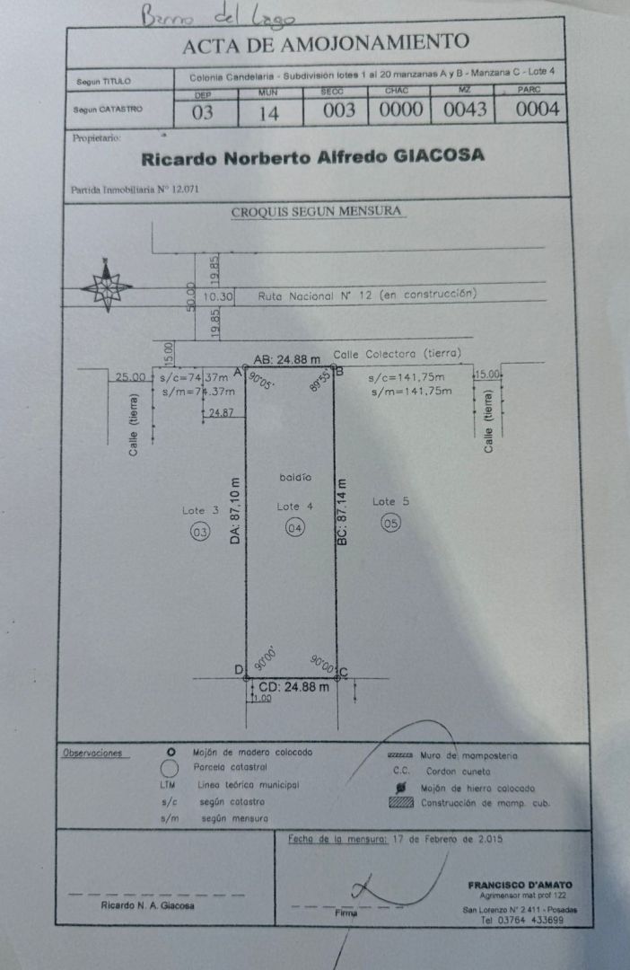 Lote EN VENTA
