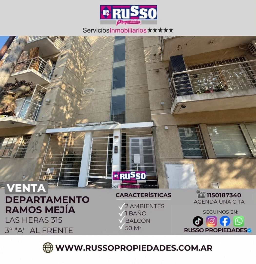 Departamento en LAS HERAS 300