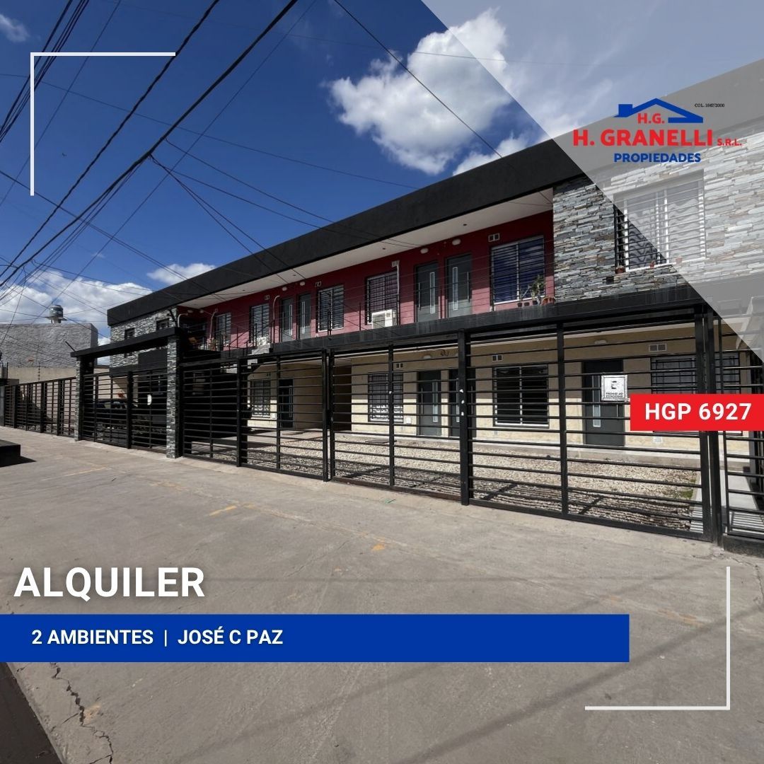 ALQUILER DE DEPARTAMENTO EN José C Paz - Complejo Morena I - 1