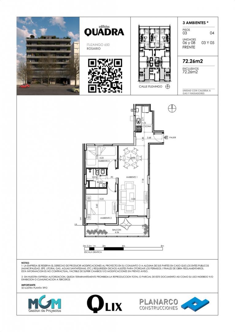 VENTA DE DEPARTAMENTO EN Rosario - Republica de la Sexta - 44