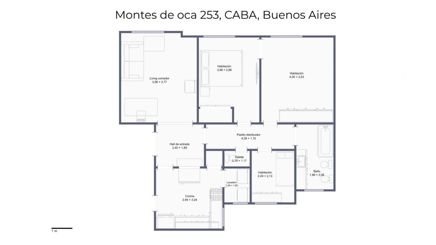 Departamento en Venta en Barracas, Capital Federal