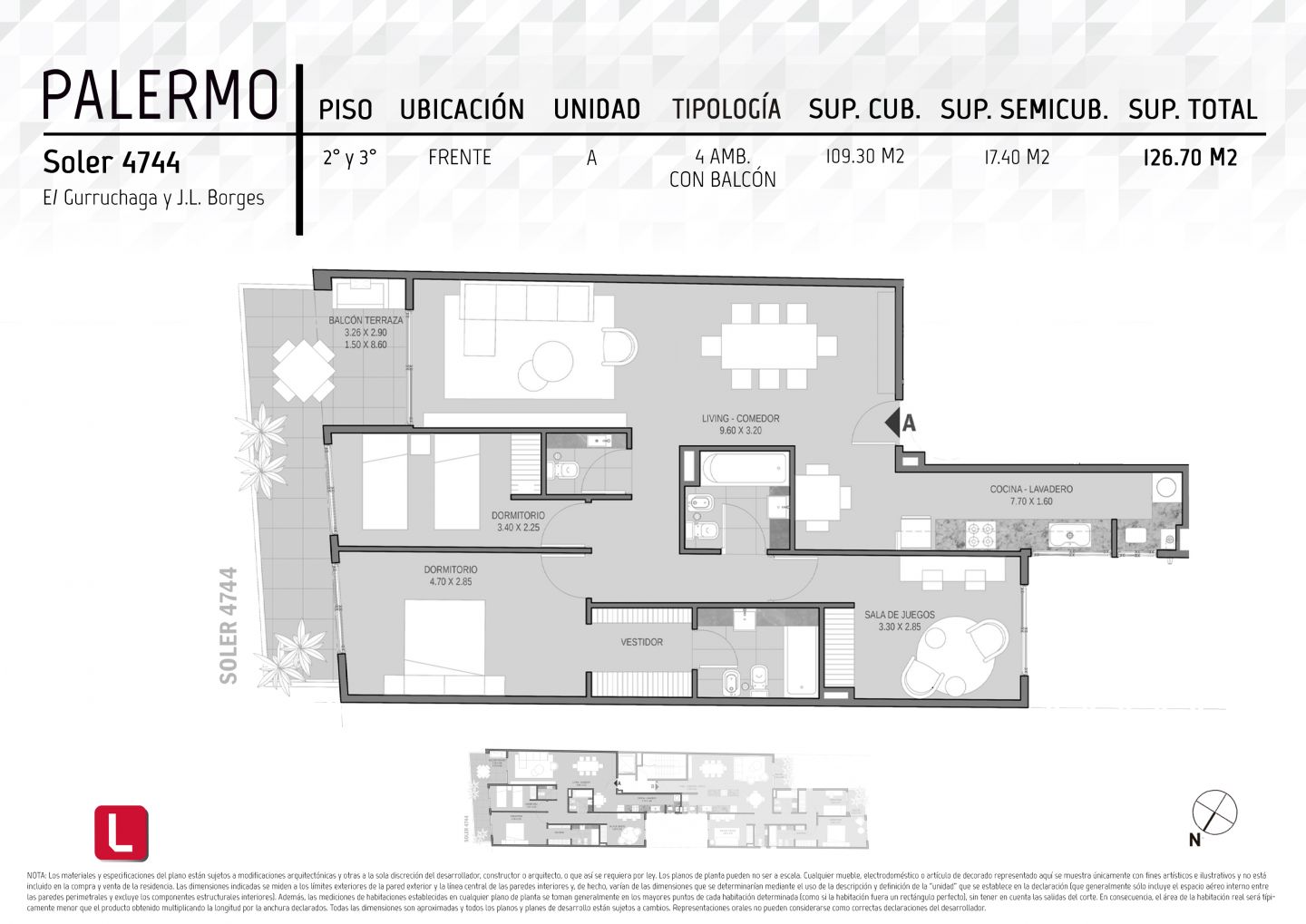 VENTA DE DEPARTAMENTO EN Capital Federal - Palermo - 25