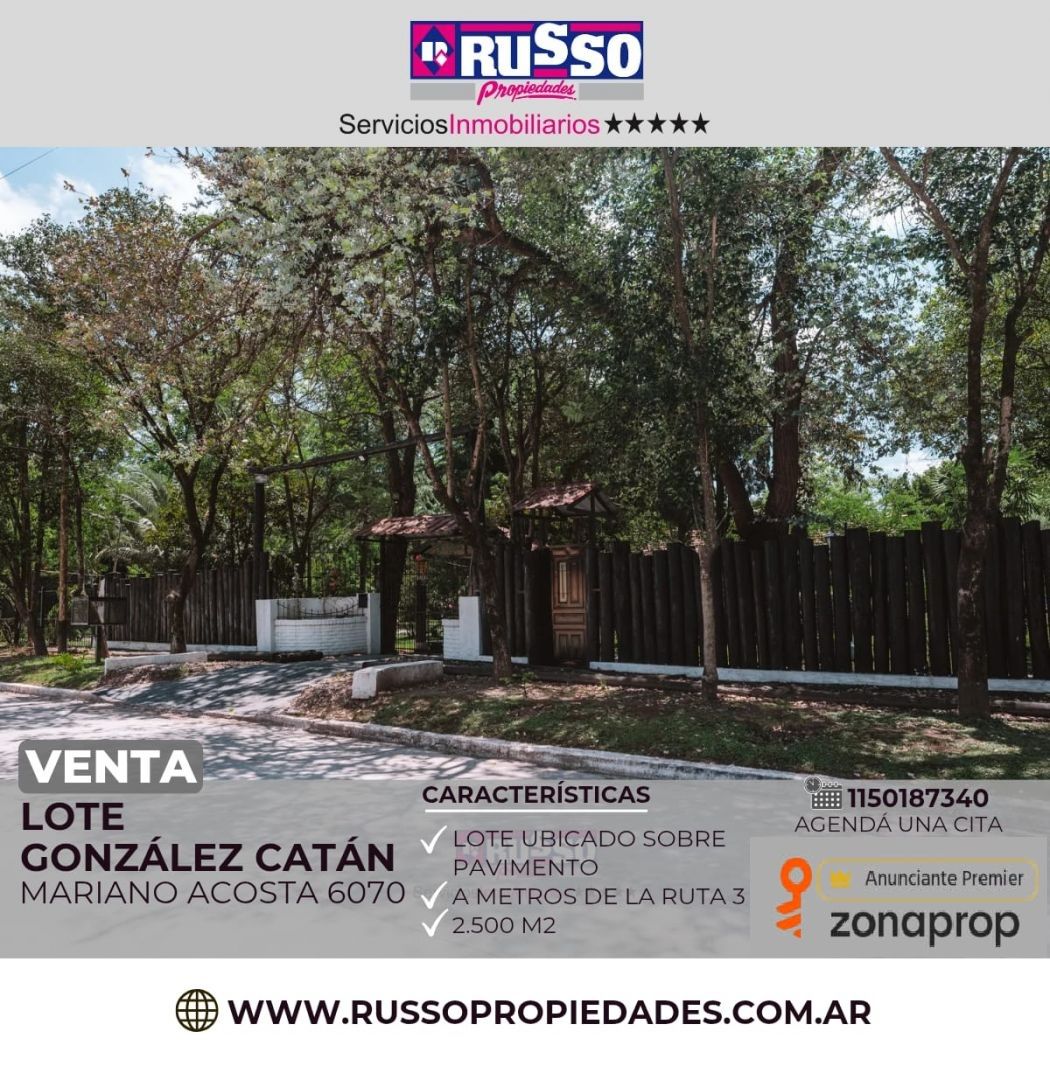 Lote en MARIANO ACOSTA 6000