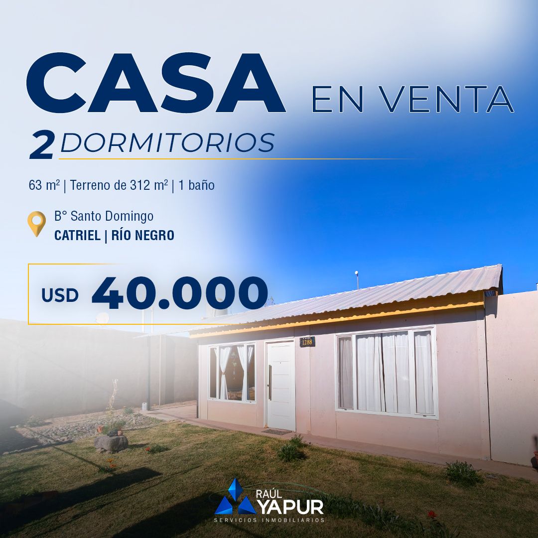 Casa en venta Catriel 4 ambientes