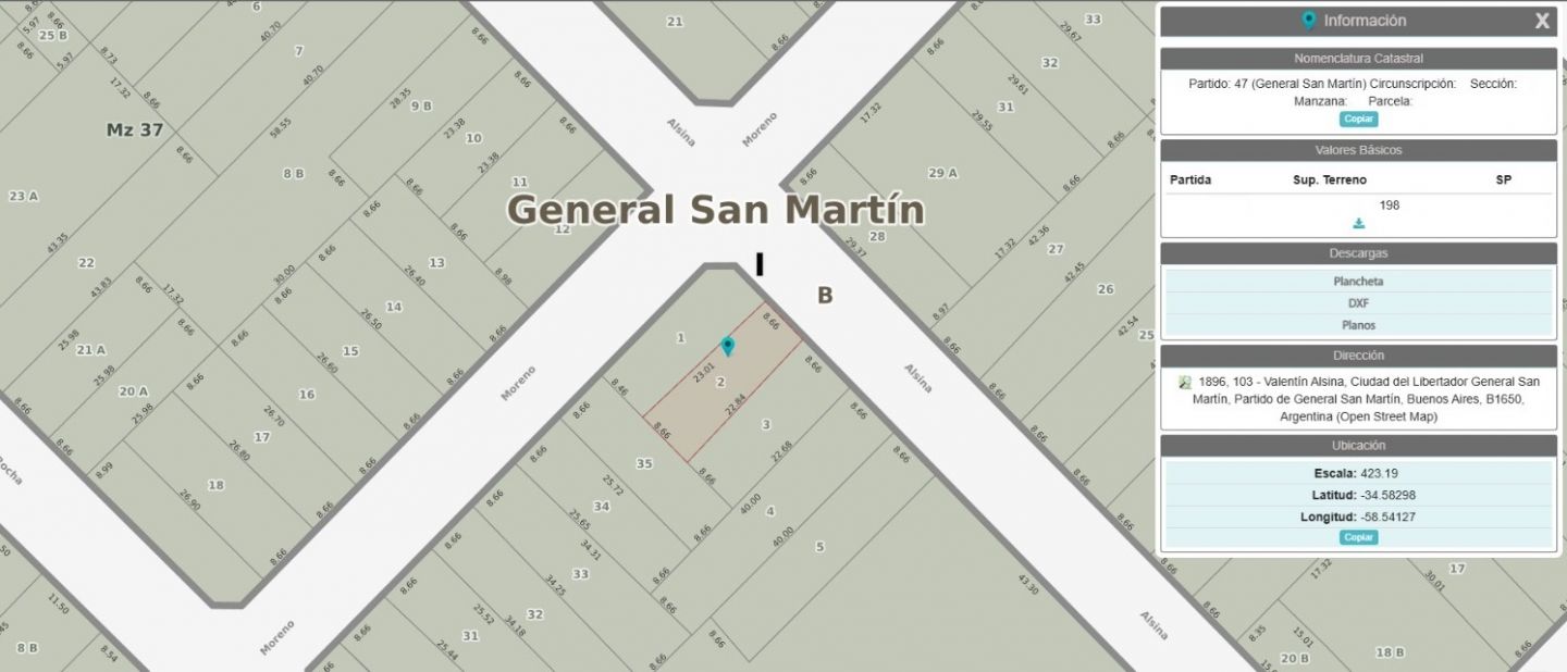 VENTA DE LOTE EN General San Martín - Villa Lynch - 15