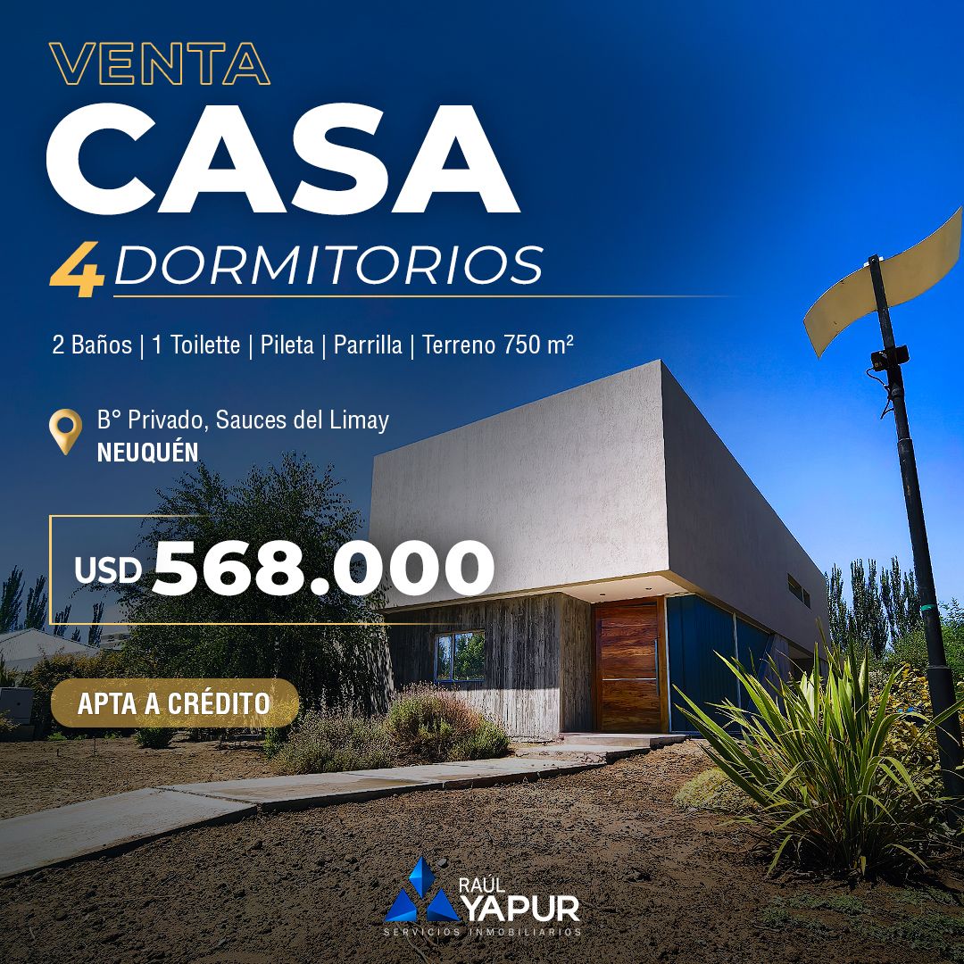 Casa en venta Sauces Del Limay 6 ambientes