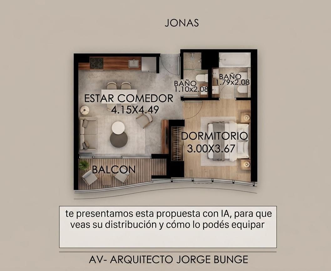 Departamento en venta Pinamar 2 ambientes