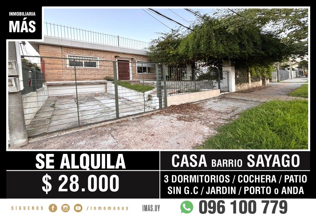 Casa EN ALQUILER