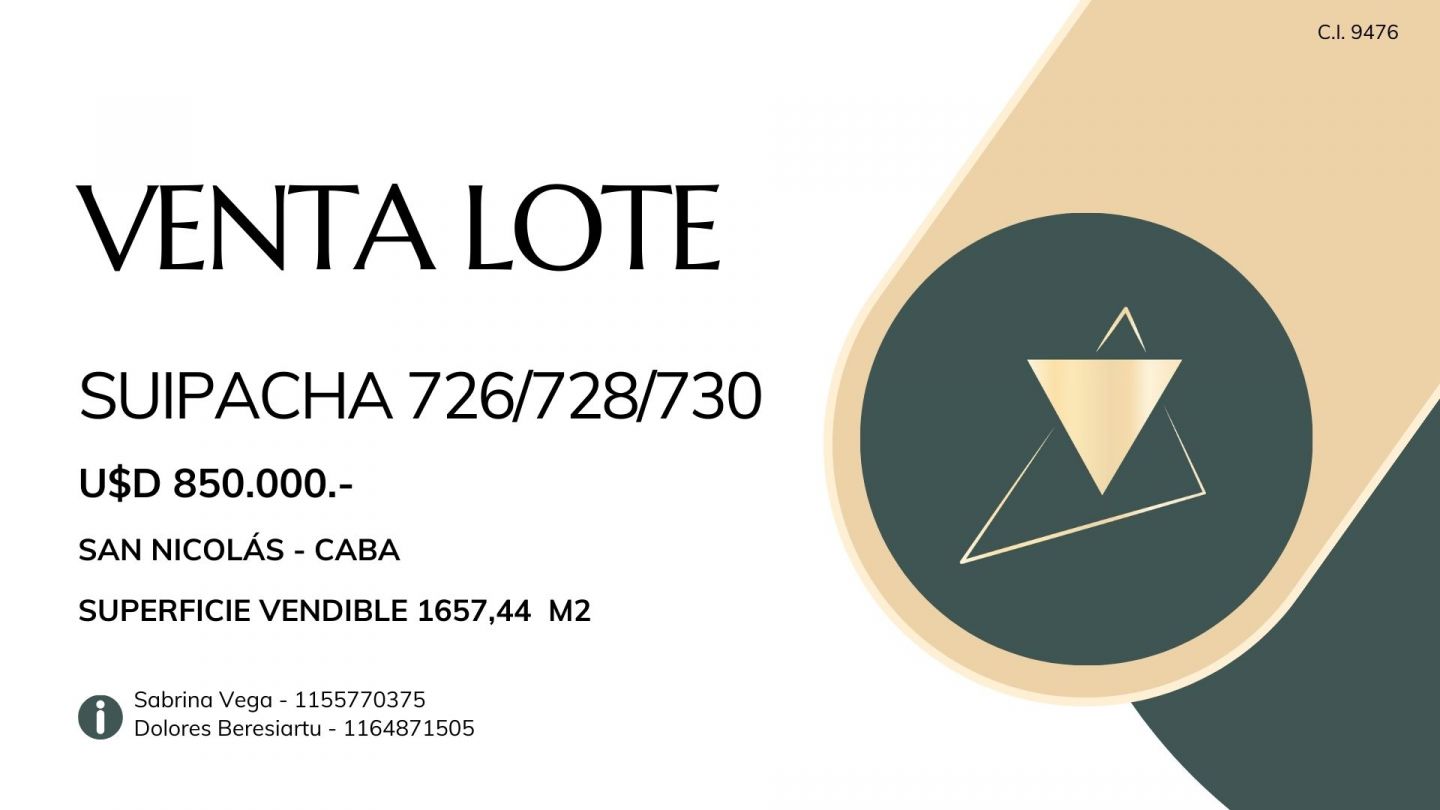 Lote en Venta en Centro / Microcentro, Capital Federal