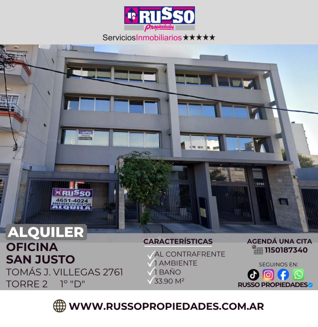 Oficina en VILLEGAS, TOMAS  2700