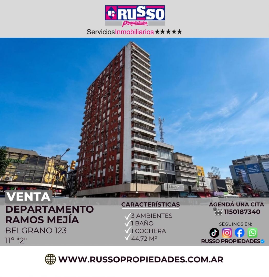 Departamento en BELGRANO 100