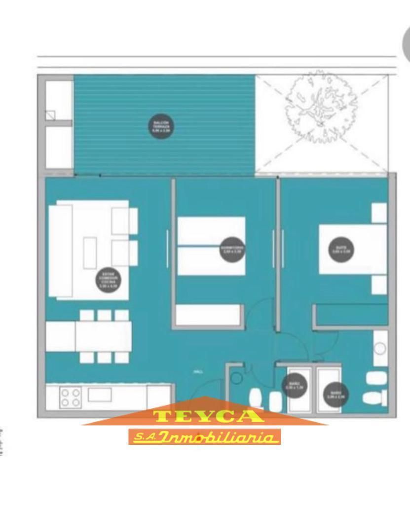 Departamento en venta Pinamar 3 ambientes