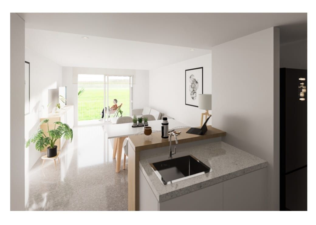 Depto 2 amb, 51m² con balcón y parrilla — Balcarce