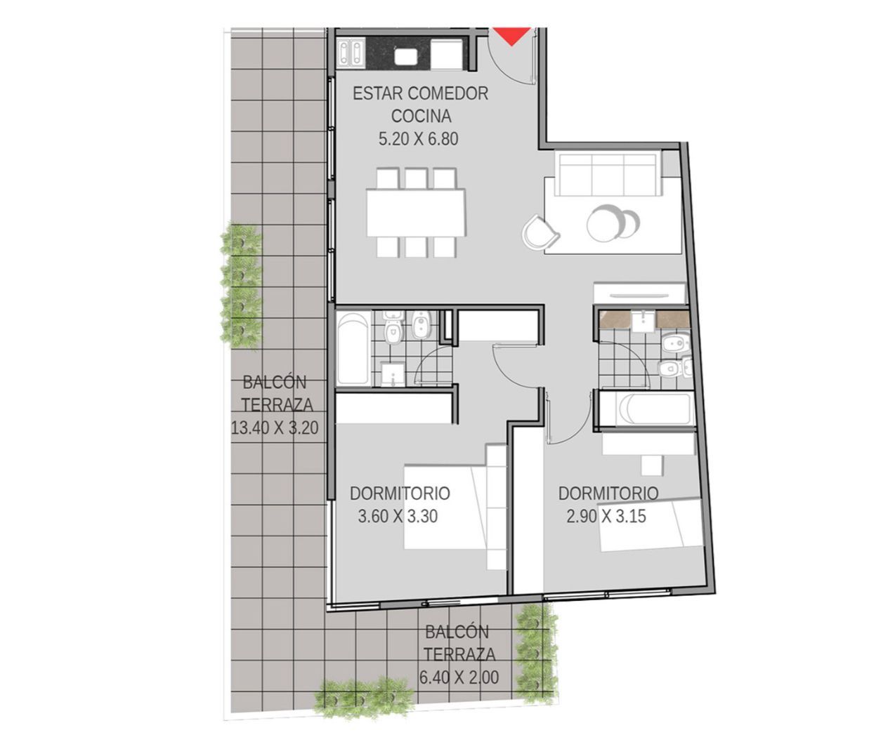 VENTA DE DEPARTAMENTO EN Capital Federal - Palermo - 16
