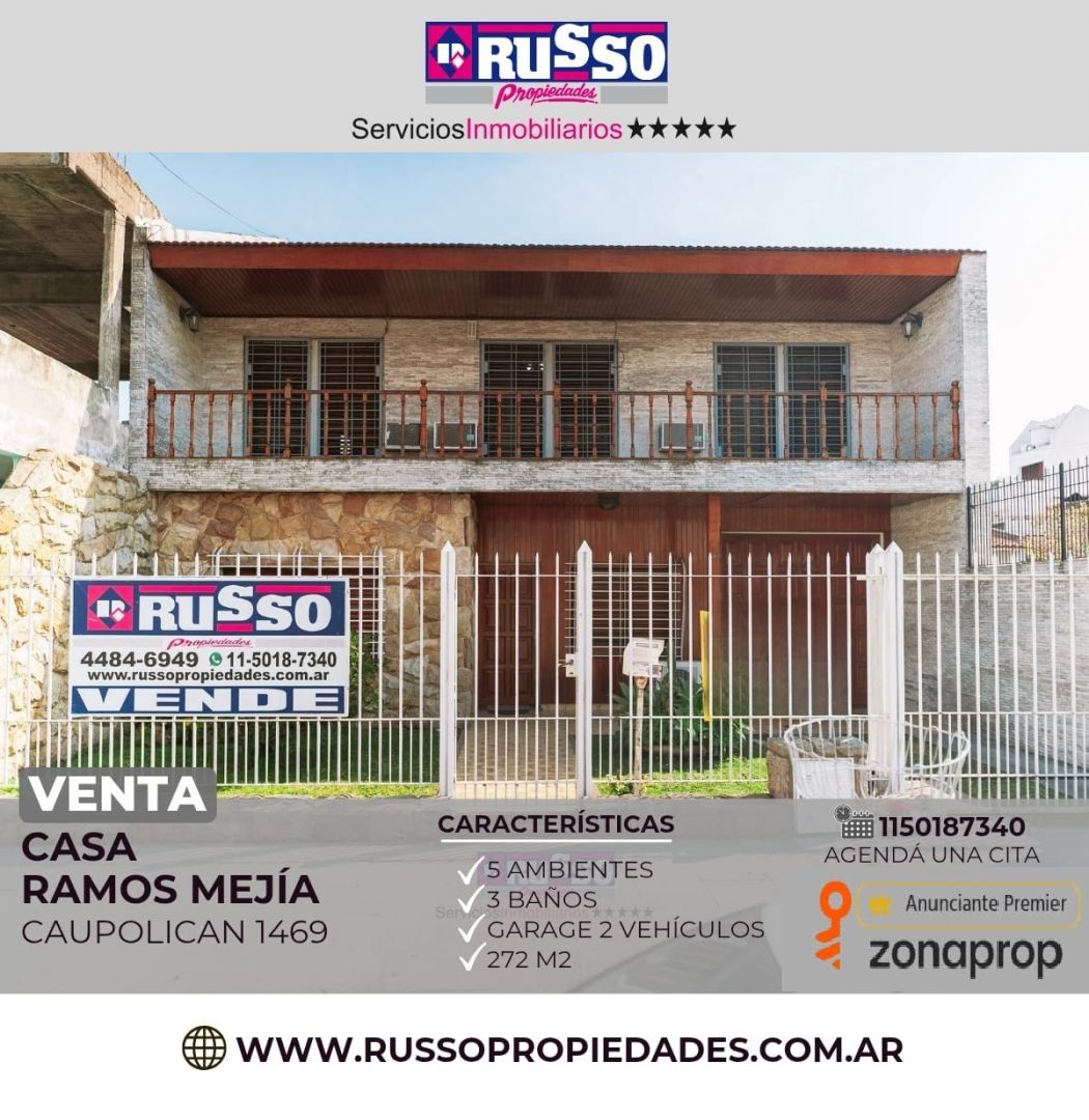 Casa en CAUPOLICAN 1400