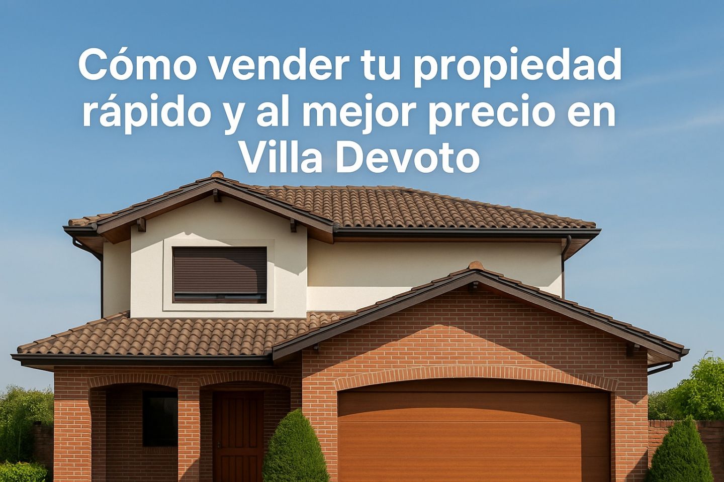 Cómo vender tu propiedad rápido y al mejor precio en Villa Devoto
