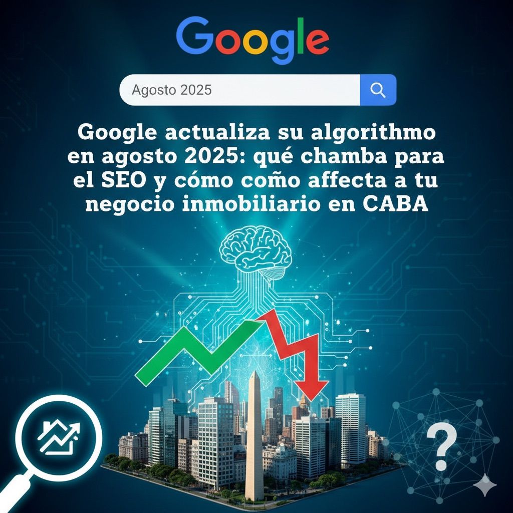 Google actualiza su algoritmo en agosto 2025: qué cambia para el SEO y cómo afecta a tu negocio inmobiliario en CABA