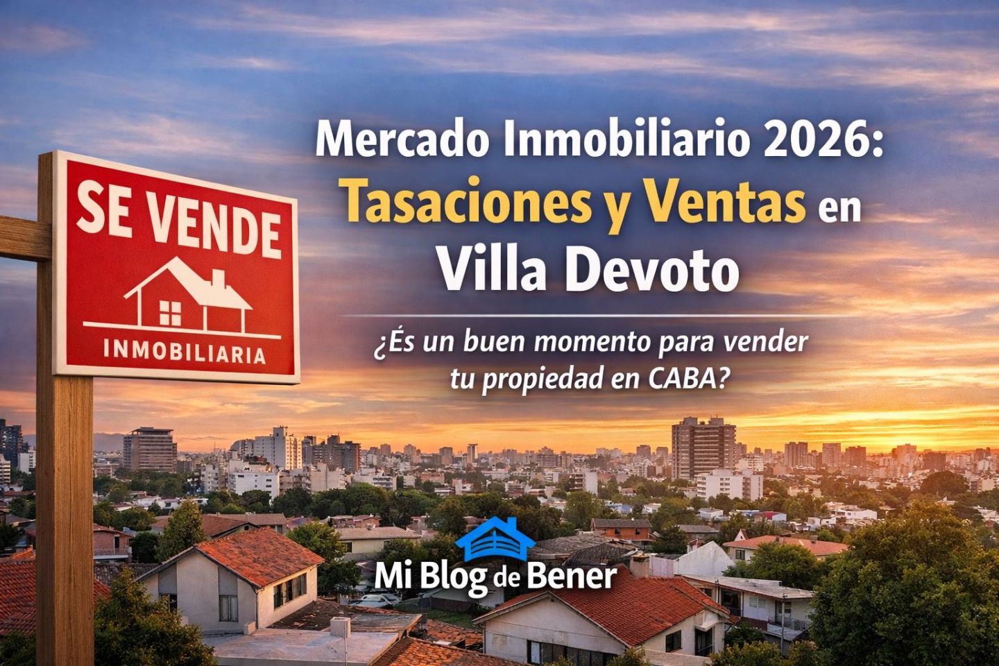 Mercado inmobiliario 2026: señales de recuperación y más consultas por tasaciones en Villa Devoto