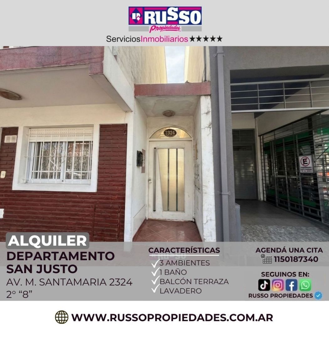 Departamento en SANTAMARIA, MARI 2300