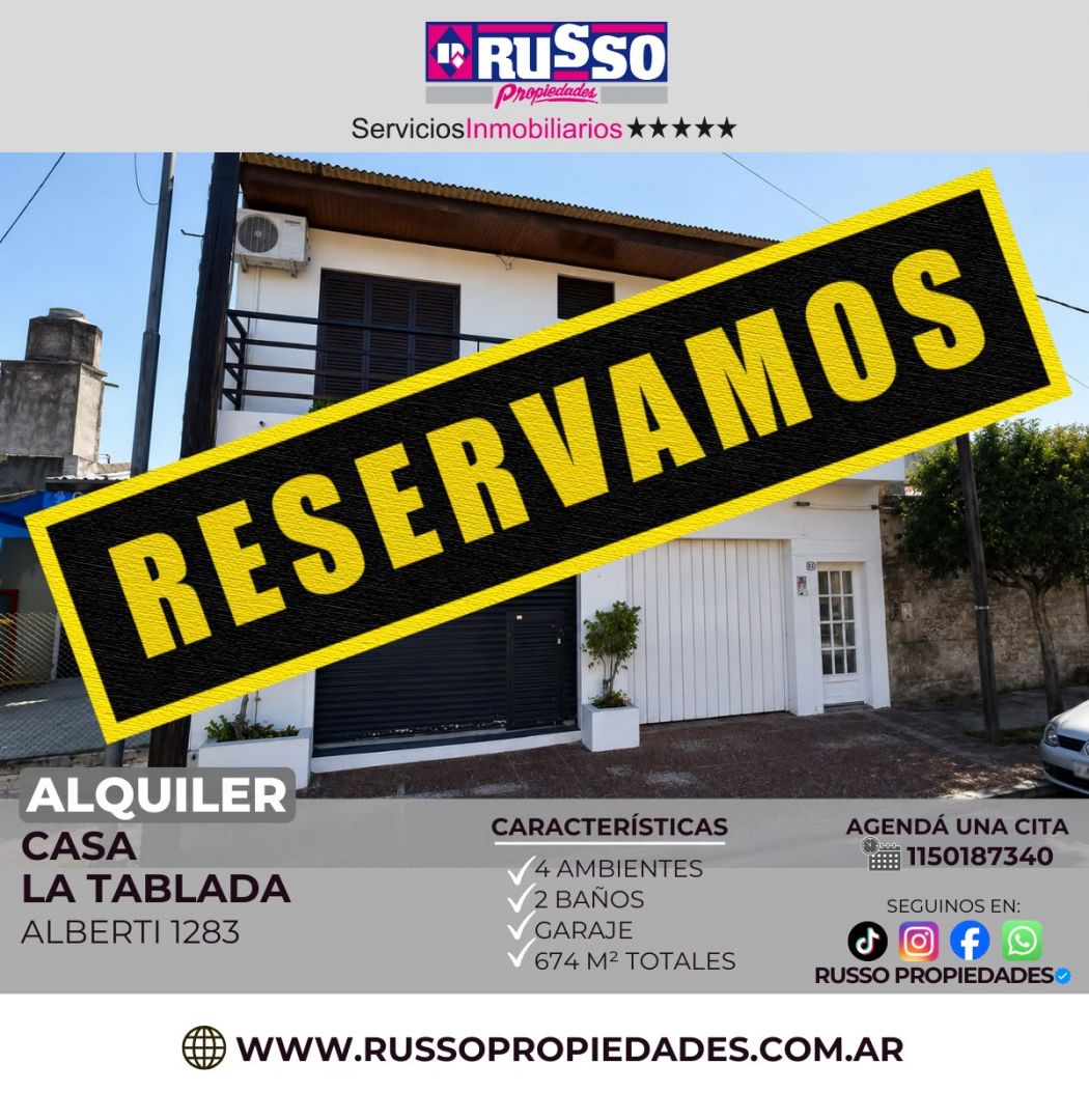 Casa en ALBERTI 1200