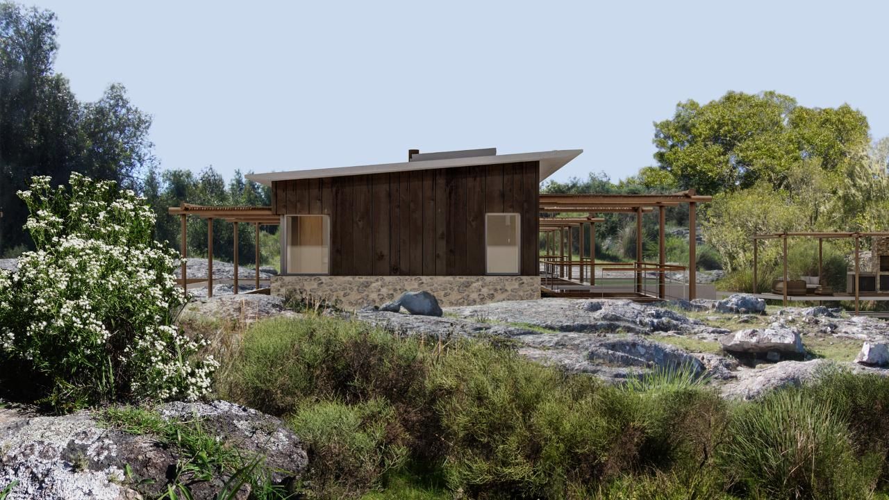 Casa autosustentable, con piscina a estrenar