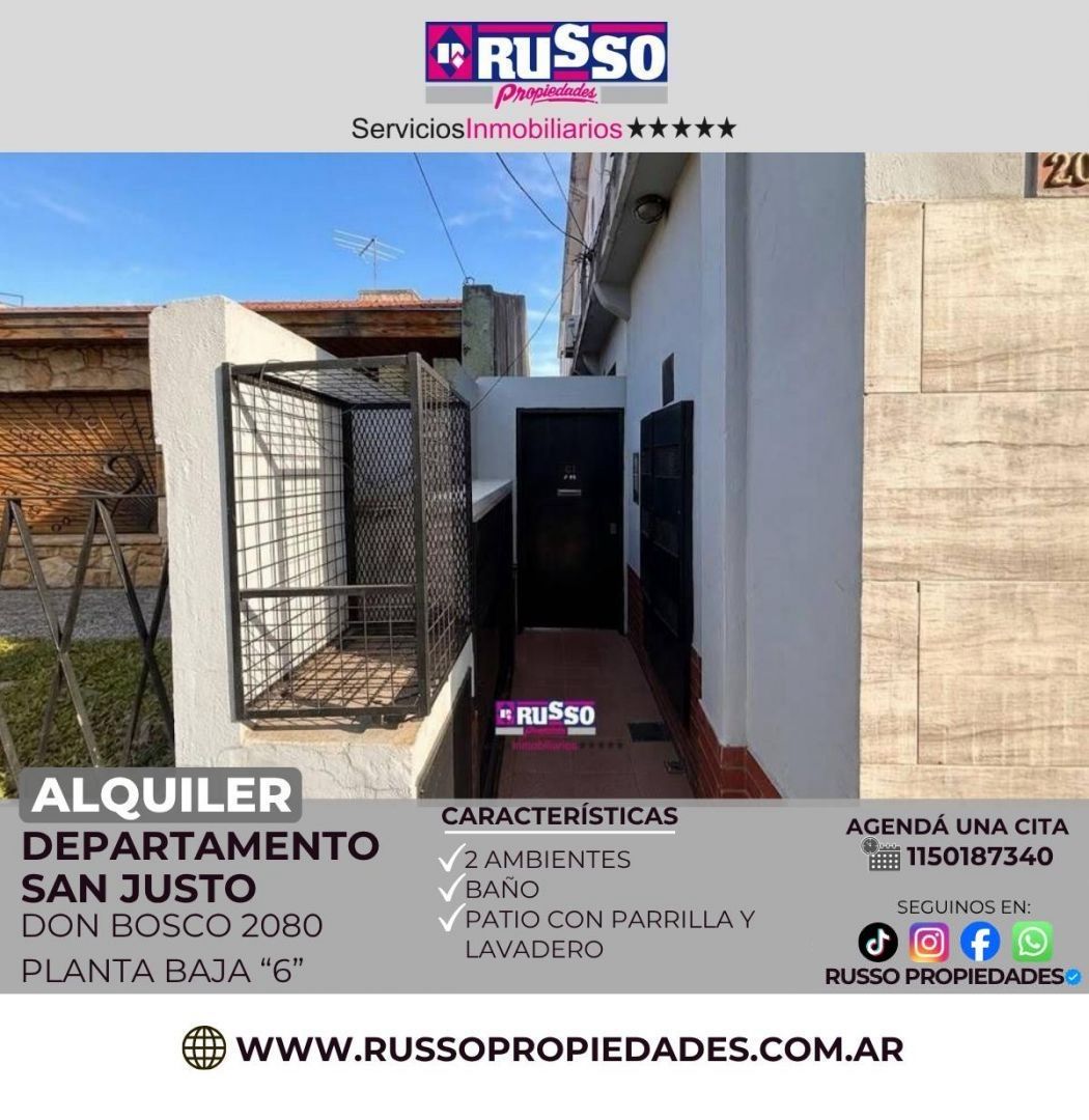 Departamento en DON BOSCO, AV. 2000