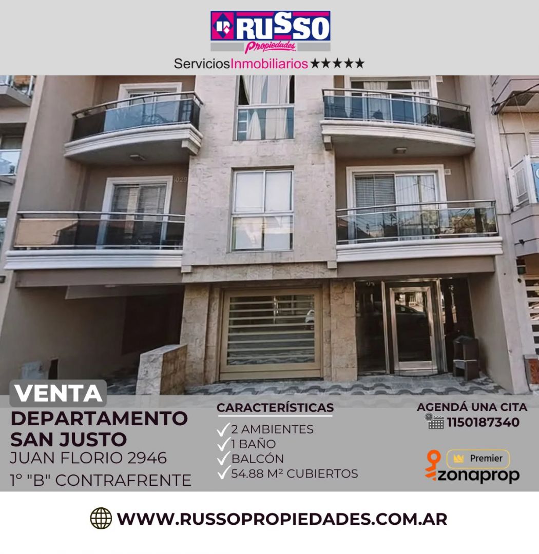 Departamento en FLORIO, JUAN 2900