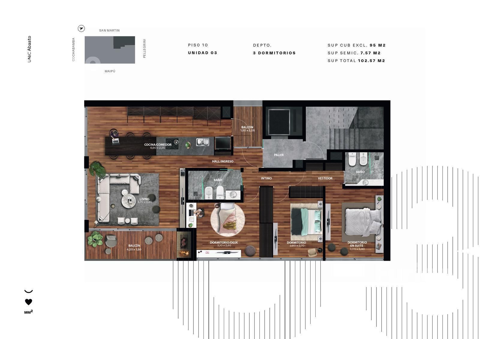 Departamento en Venta en Rosario, Santa Fe