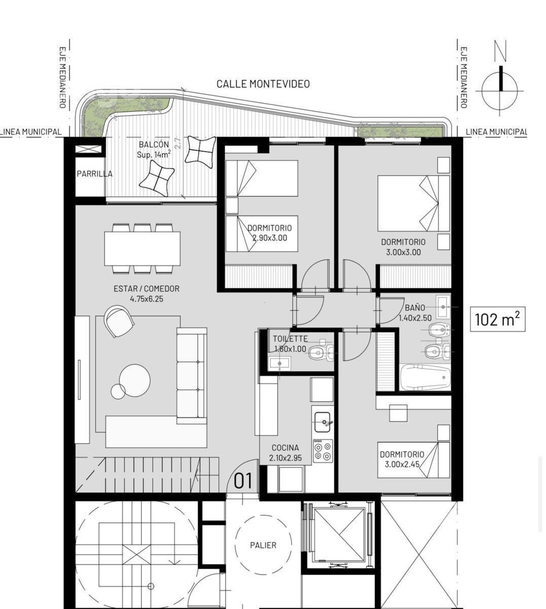 Departamento en Venta en Rosario, Santa Fe