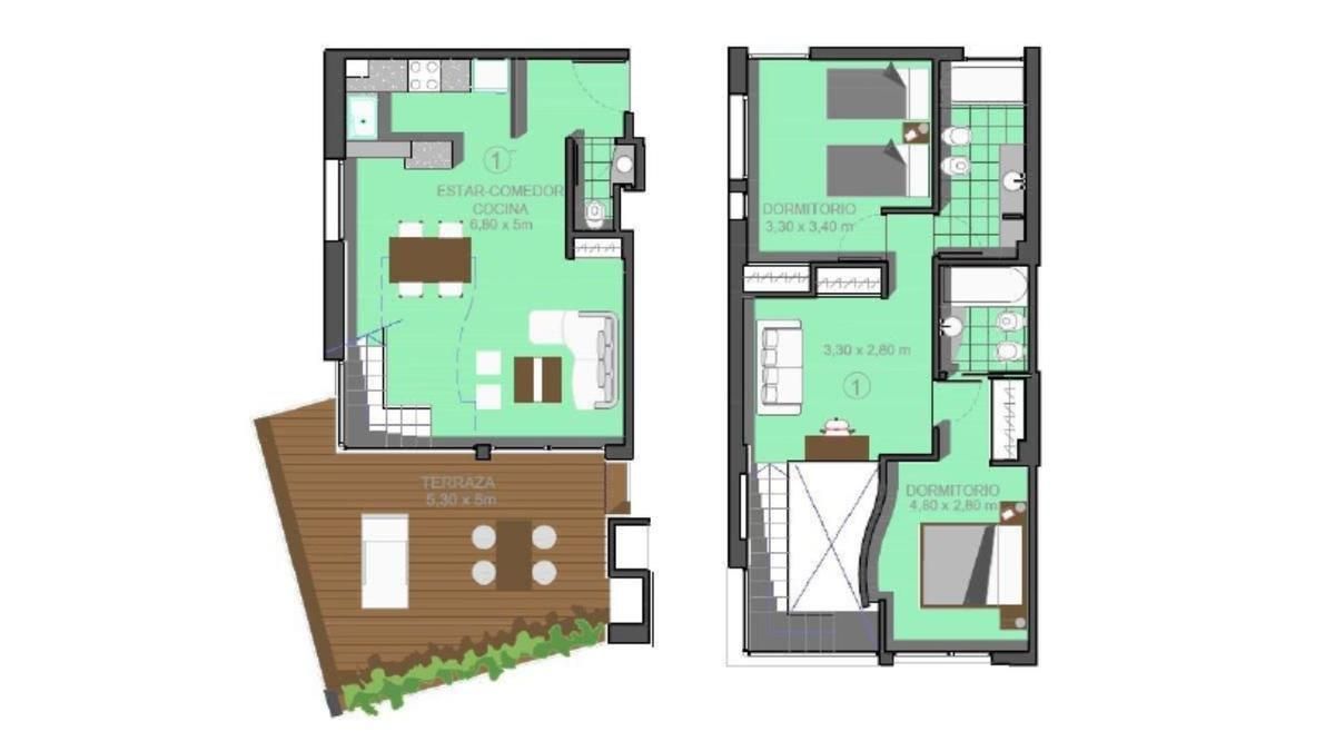 Departamento en venta Pinamar 4 ambientes