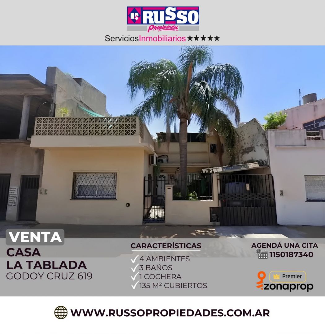 Casa en GODOY CRUZ 600