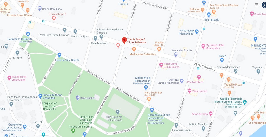 Terreno en venta Punta Carretas