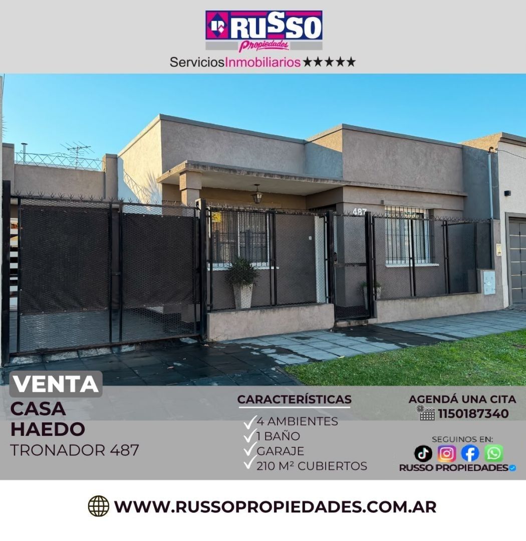 Casa en TRONADOR 400