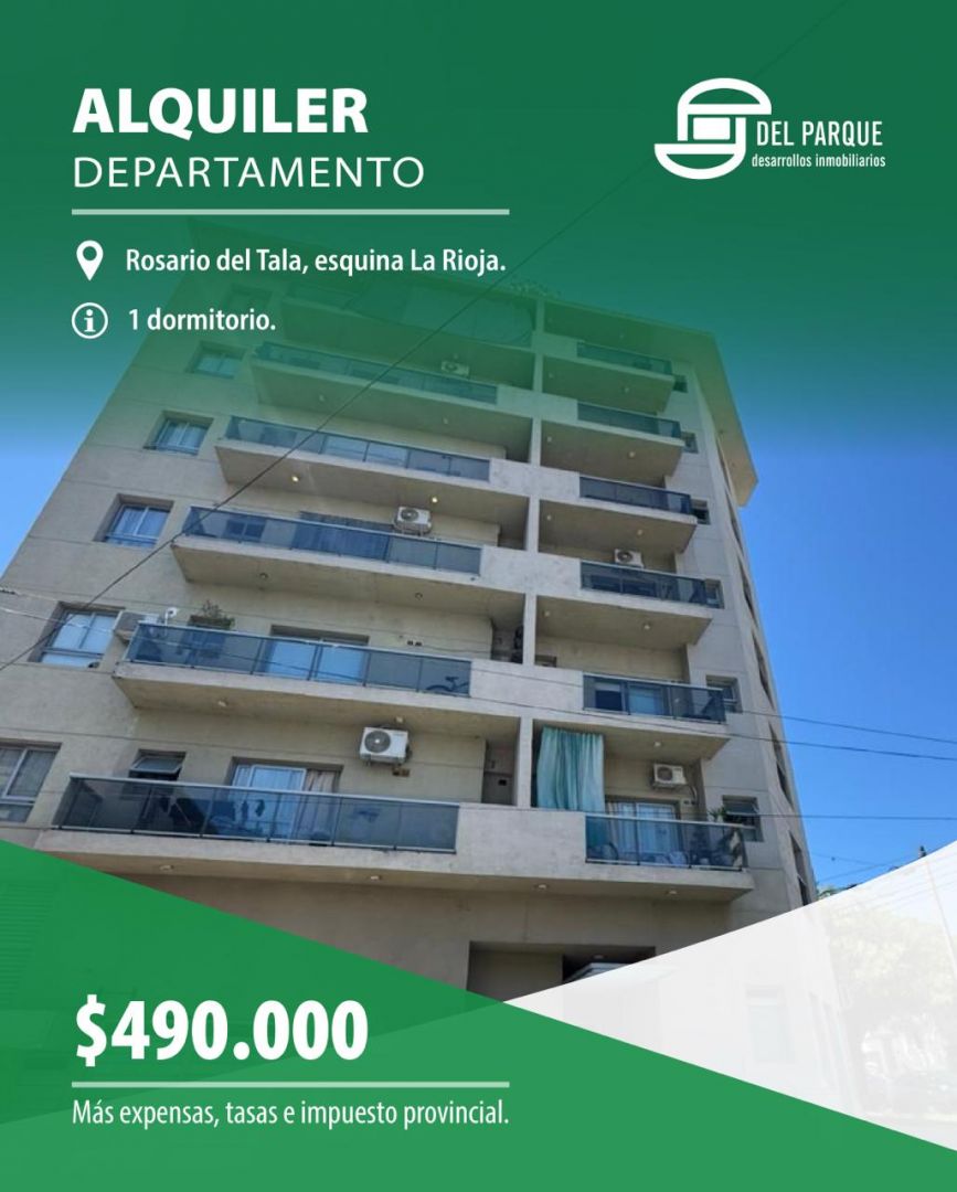 Departamento en alquiler 1 ambientes