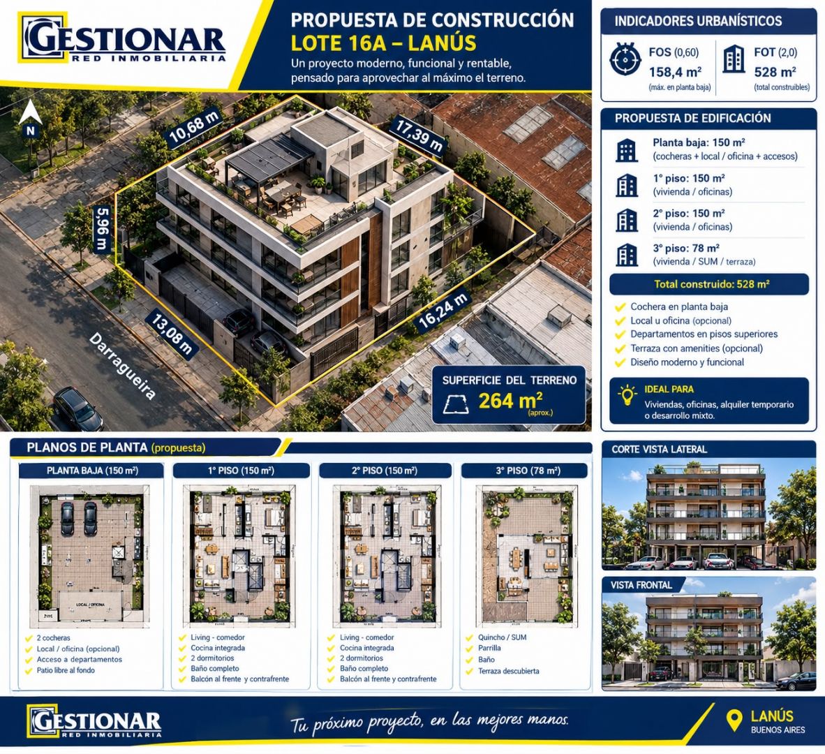 Lote en Venta en Lanus, G.B.A. Zona Sur - USD 170.000 | Inmoup - 6