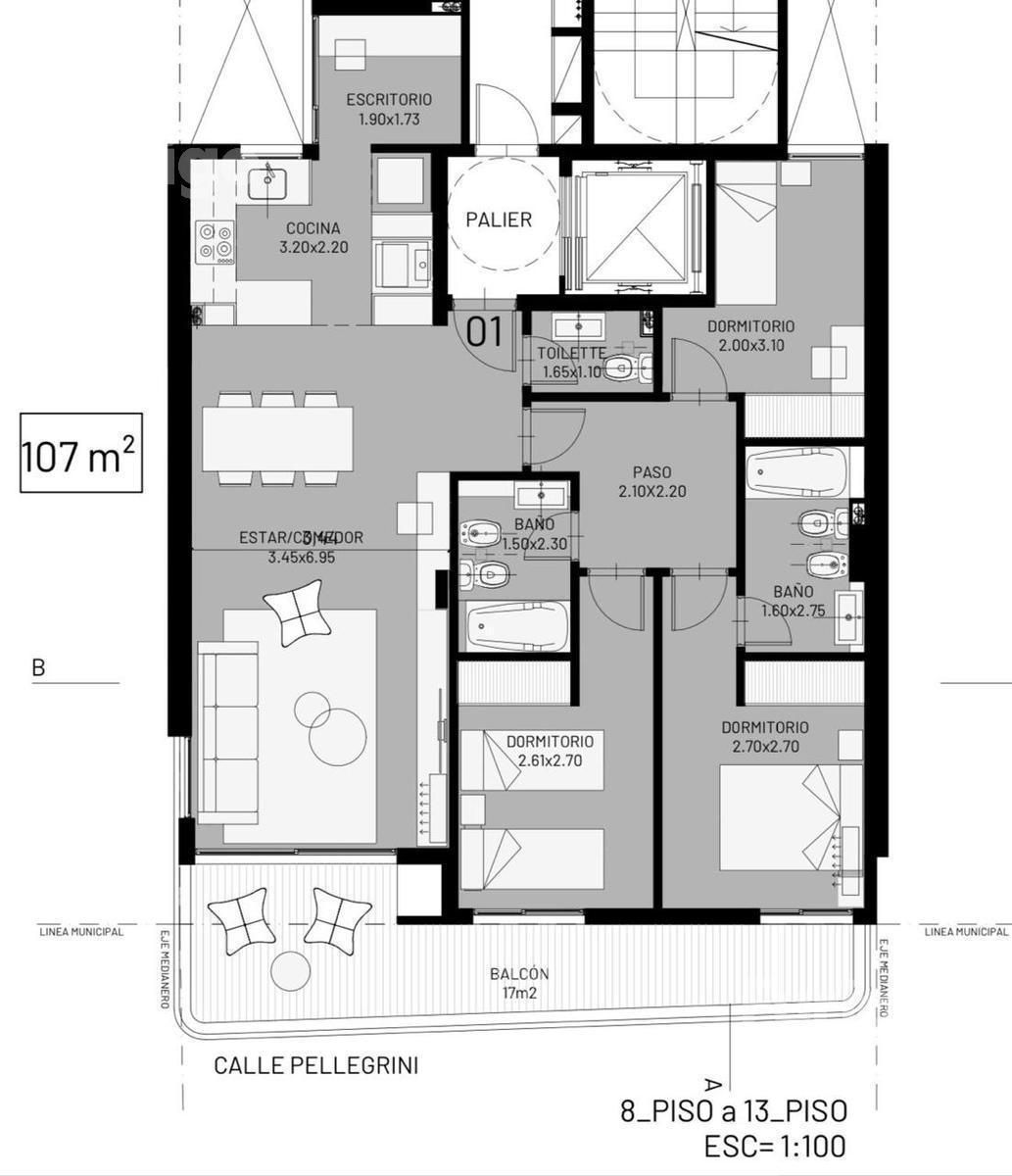 Departamento en Venta en Rosario, Santa Fe