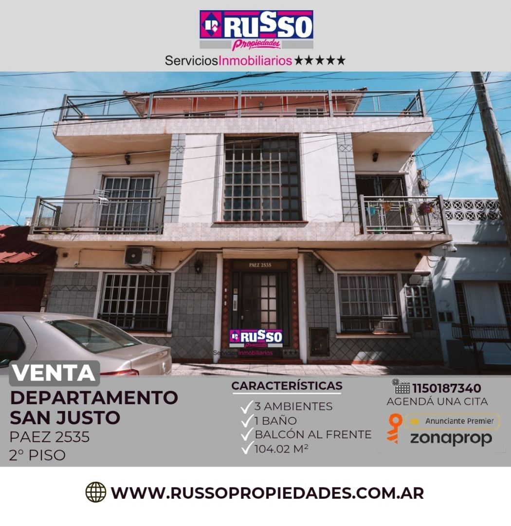 Departamento en PAEZ 2500