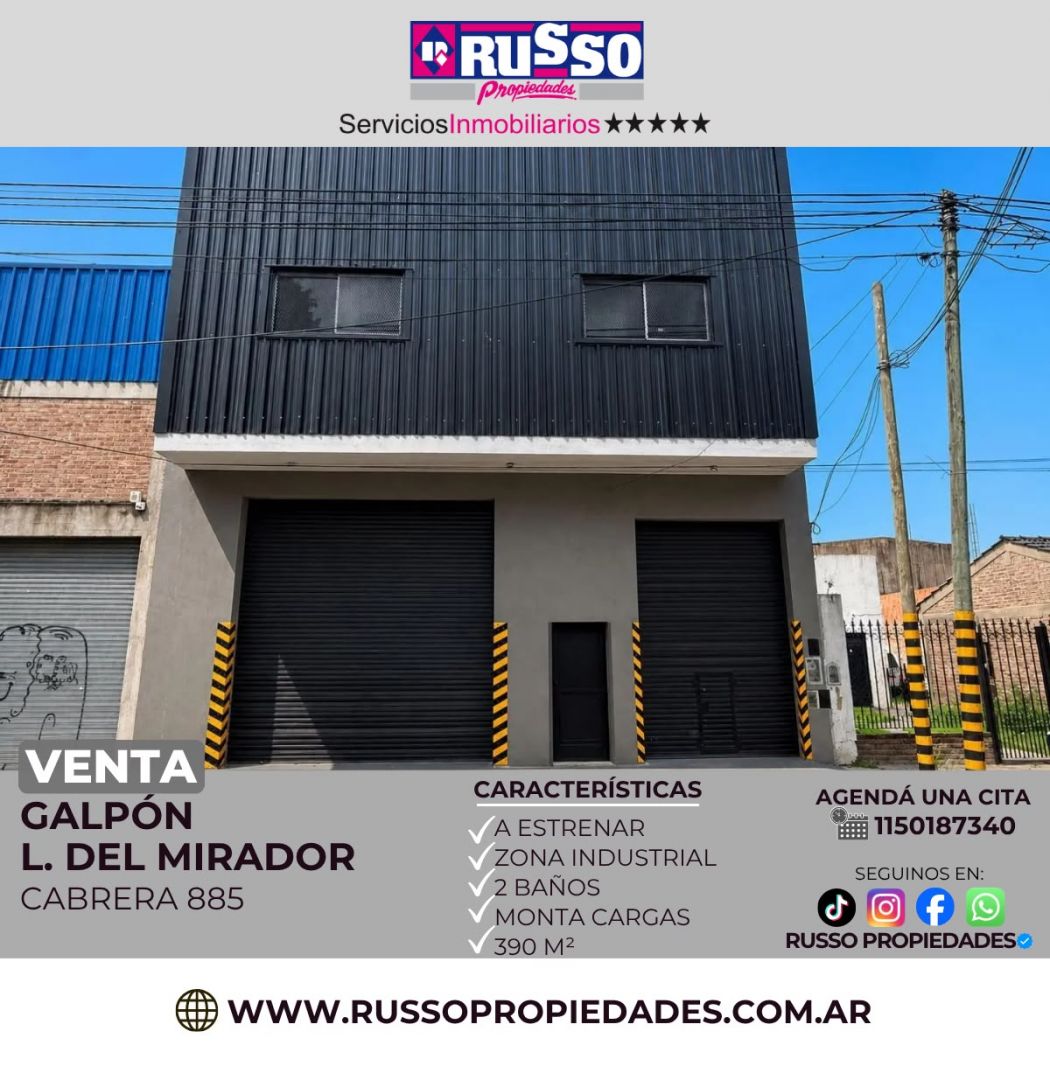 Galpon en CABRERA 800