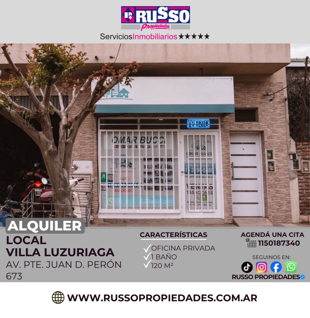 Local Comercial en PERON, AV. PTE.  600