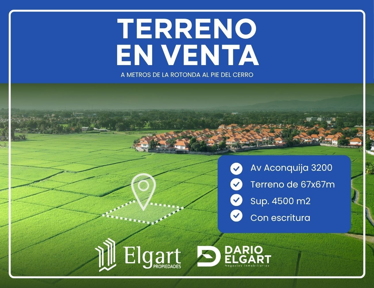 Lote en Avenida Aconquij 3200