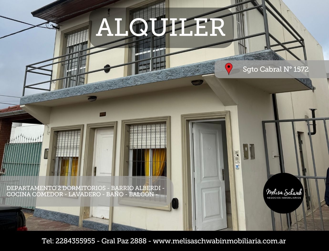 Departamento en Sgto. Cabral 1500