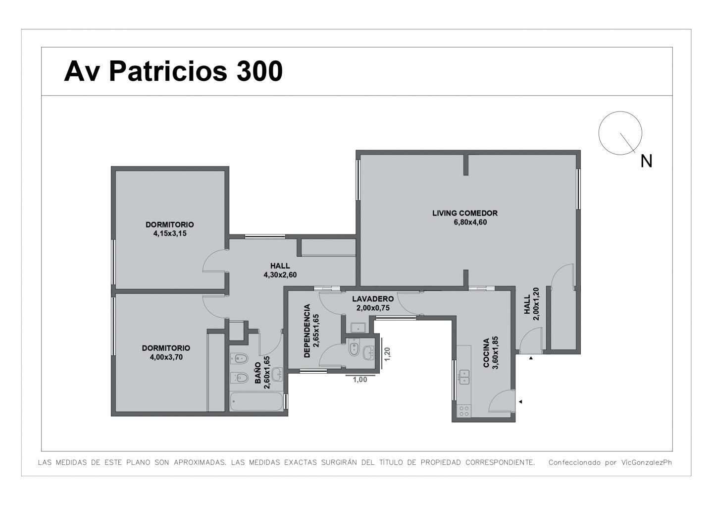 Departamento en Venta en Barracas, Capital Federal