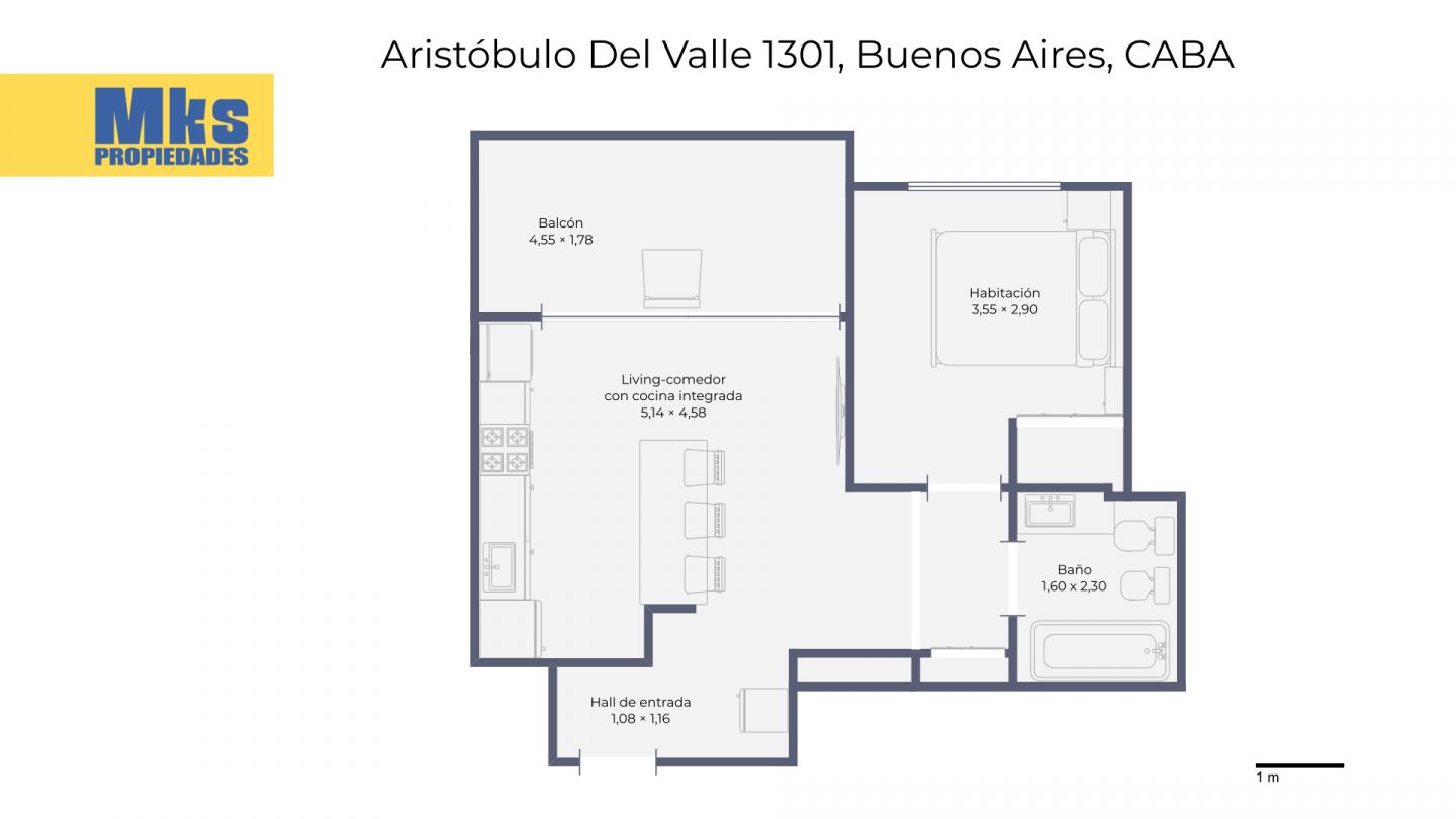 Departamento en Venta en Barracas, Capital Federal