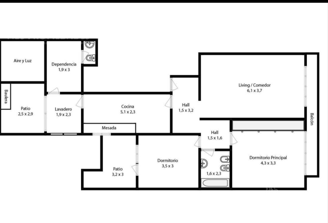 VENTA DE DEPARTAMENTO EN Capital Federal - Palermo - 26
