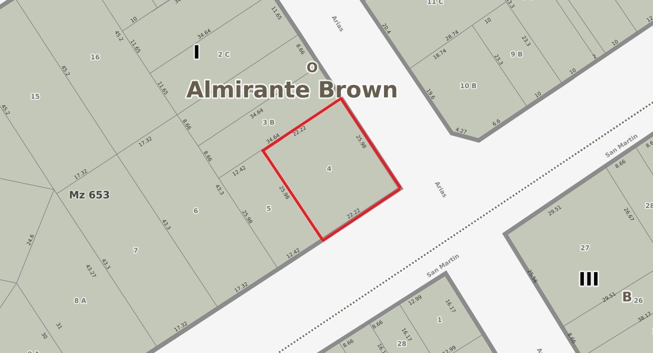 VENTA DE LOTE EN Almirante Brown - Rafael Calzada - 21