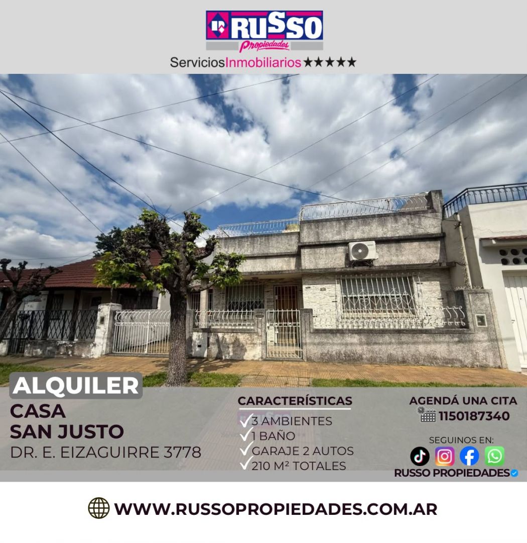 Casa en EIZAGUIRRE, DR.  3700